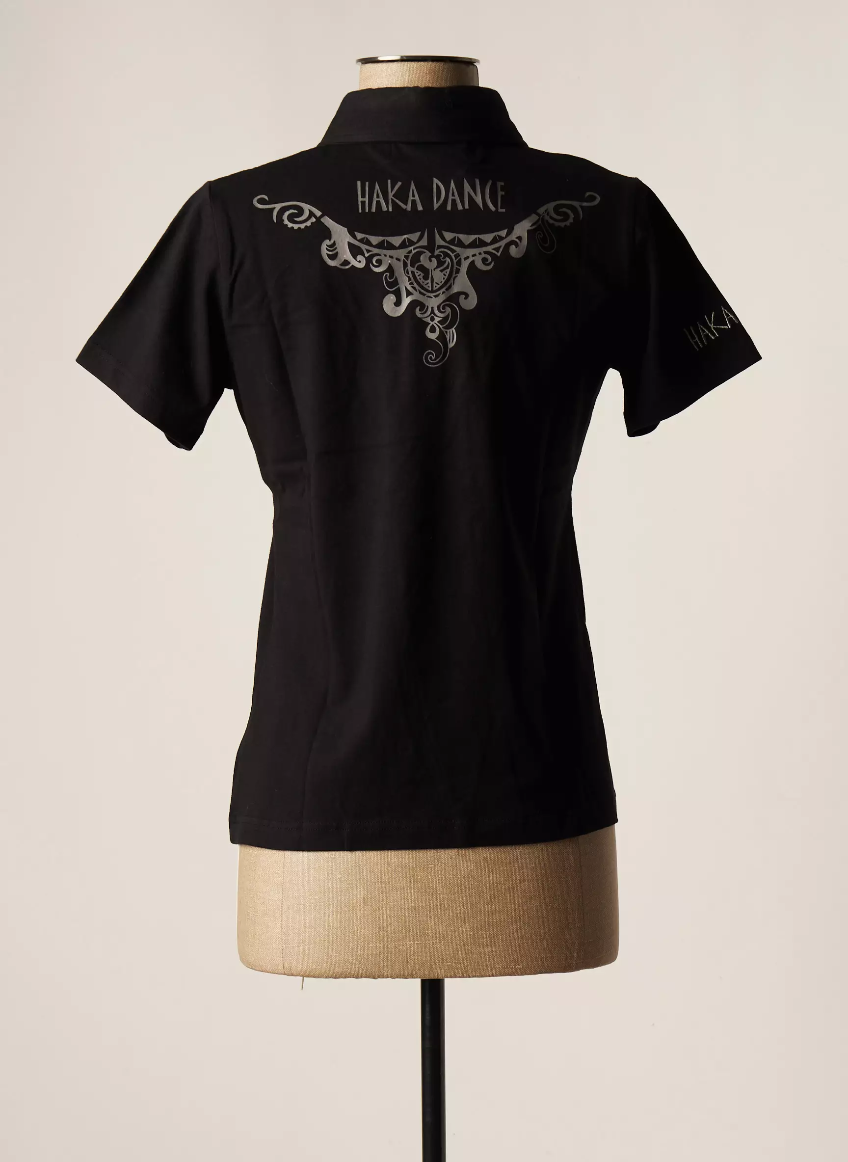 Haka Dance Polos Femme couleur noir