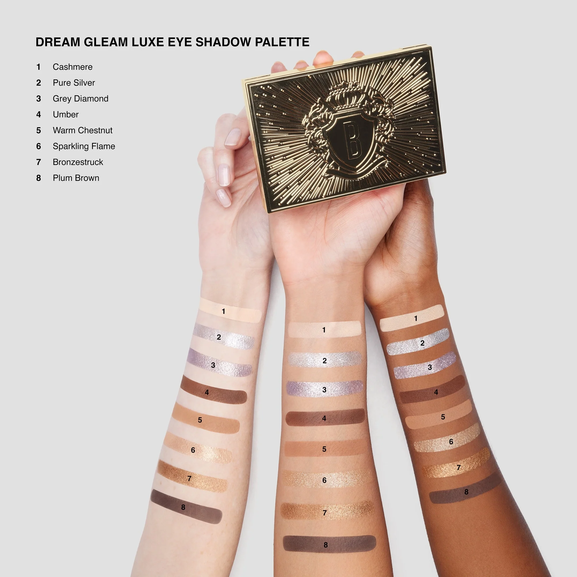 Παλέτα Σκιών Dream Gleam Luxe - Παλέτα Σκιών, Συμπαγής Σκιά Ματιών