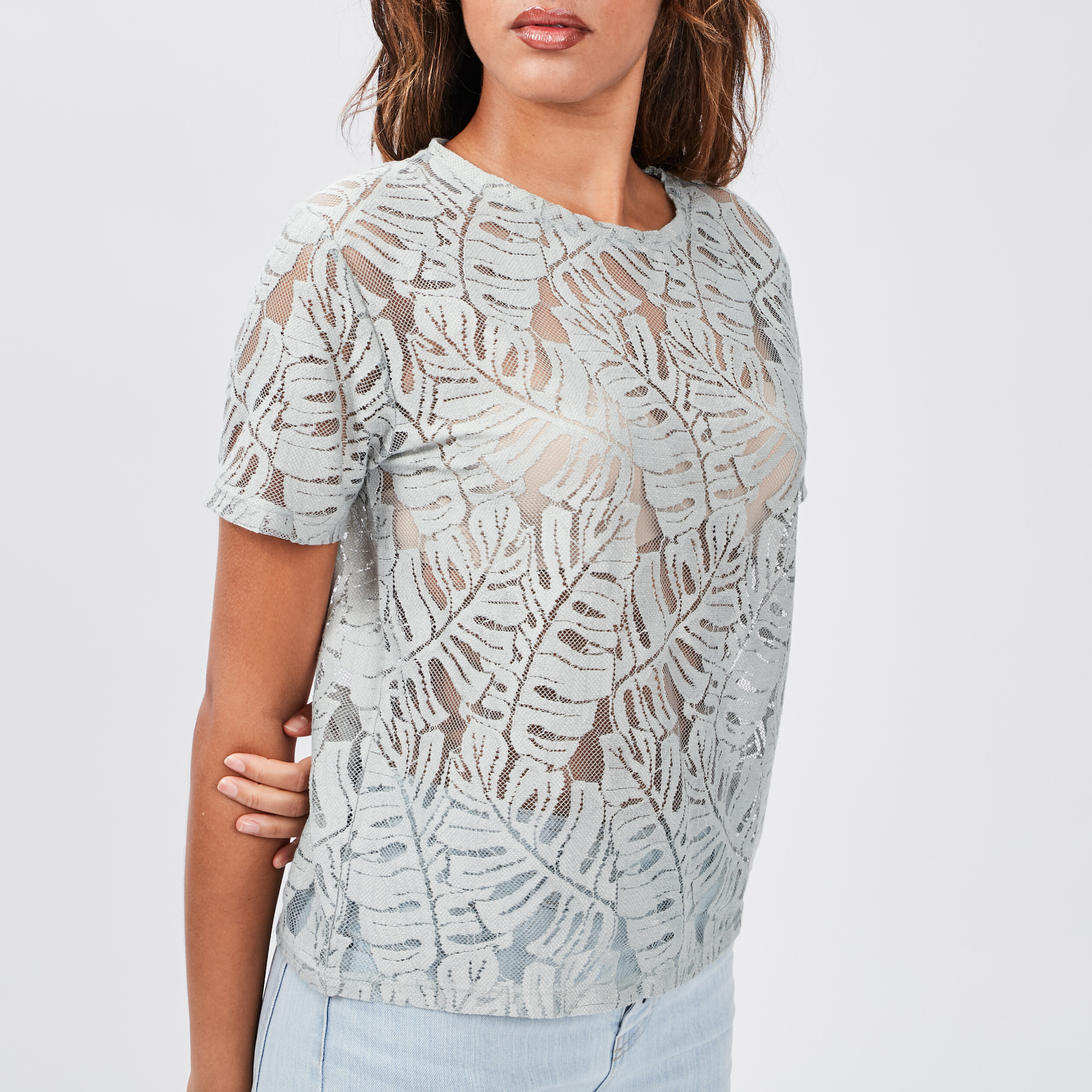 T-shirt manches courtes vert femme | La Halle