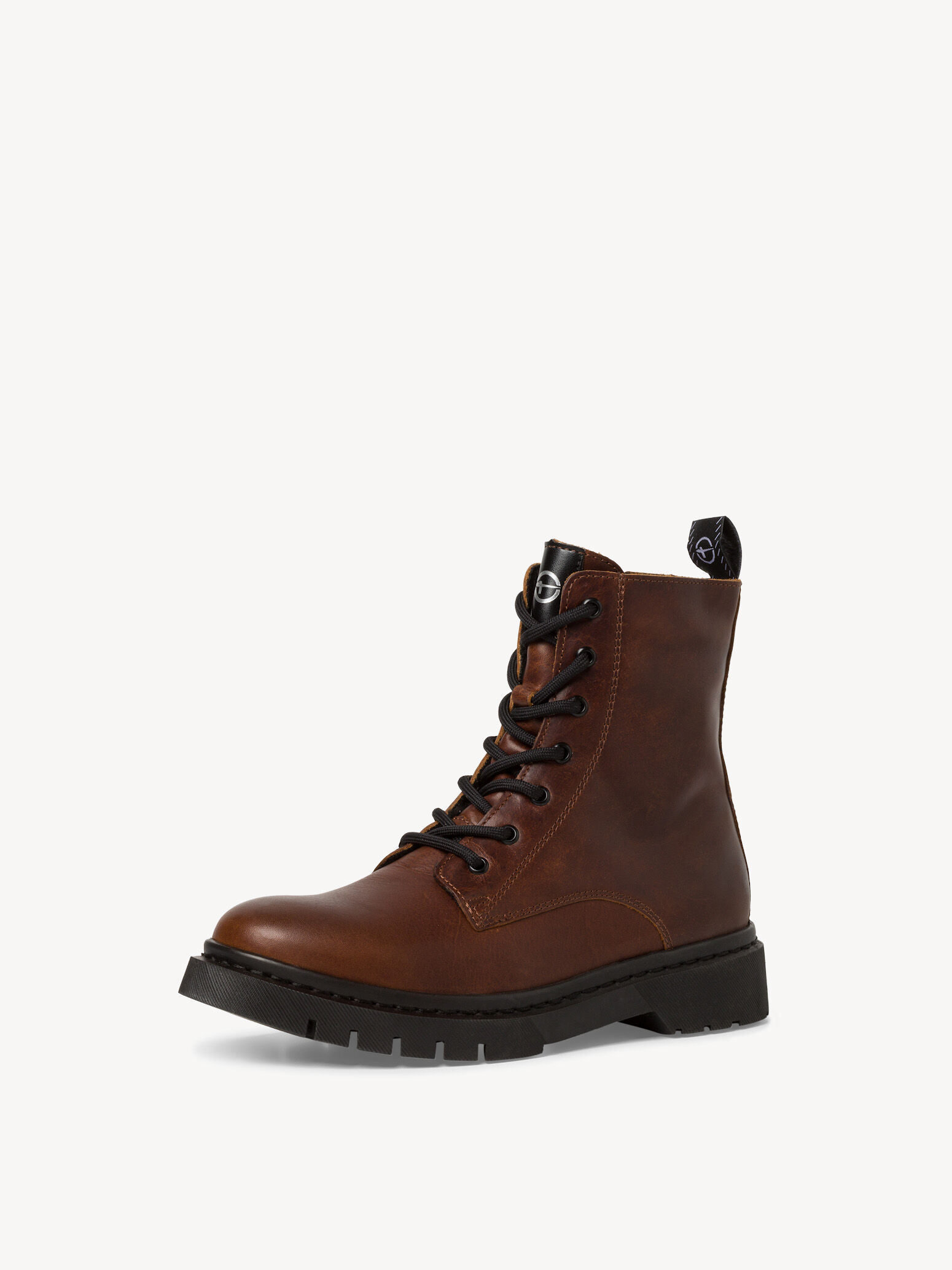 Bottine en cuir - marron doublure chaude