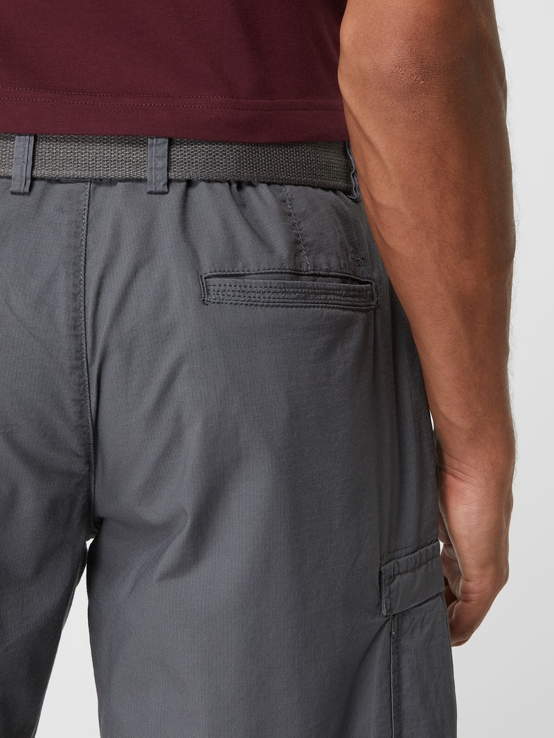 Cargoshorts mit Stretch-Anteil in dunkelgrau