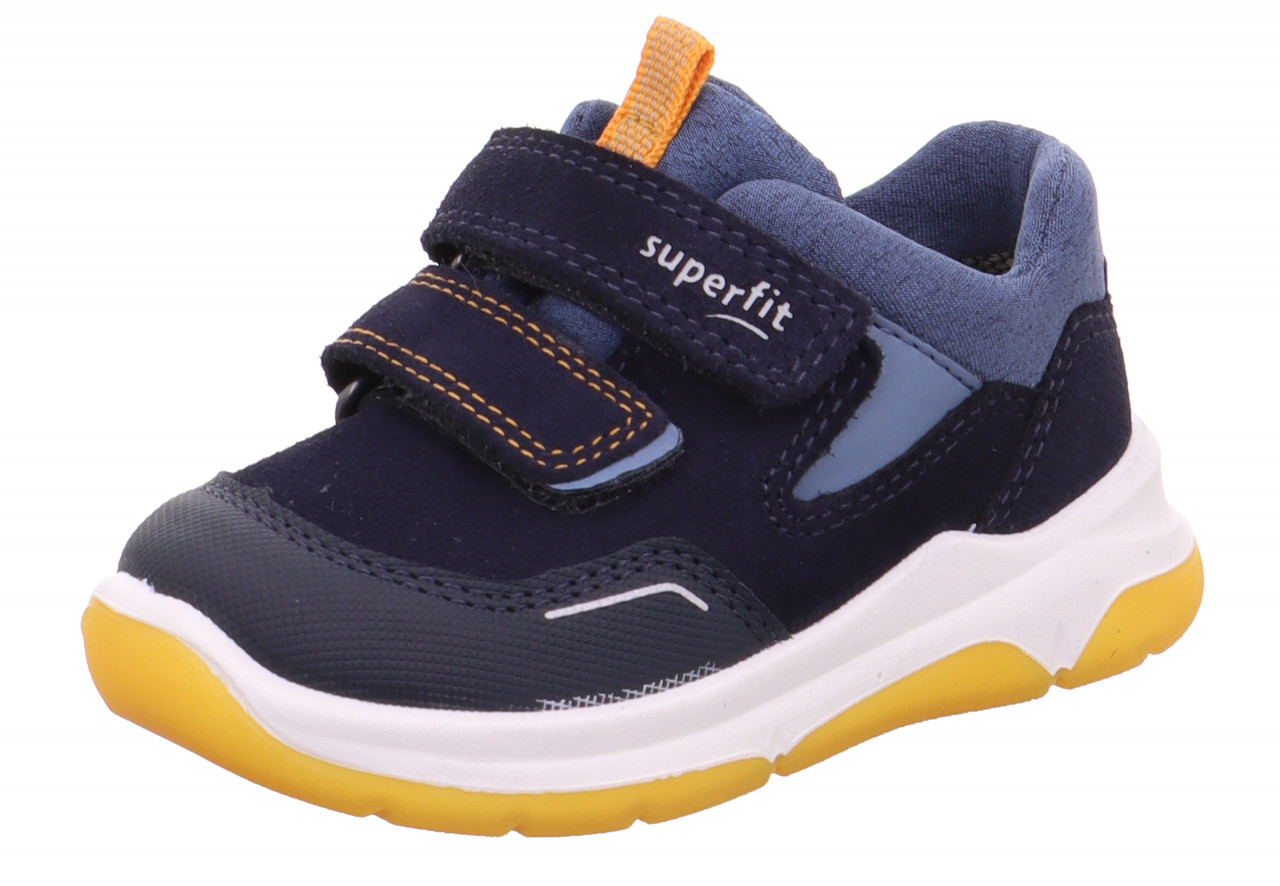 COOPER - Blau/OrangeSneaker low mit Klettverschluss