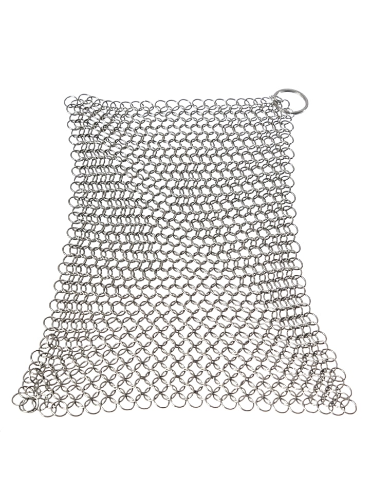 YOUCAMP Ringreiniger für Gusseisen Feuertöpfe Netzreiniger 20x20cm in silber günstig kaufen onesize