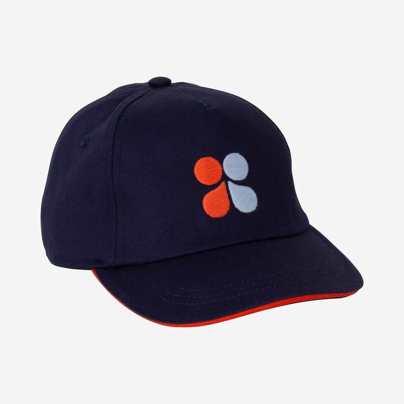 Casquette enfant bleuee brodée papillon fille Catimini