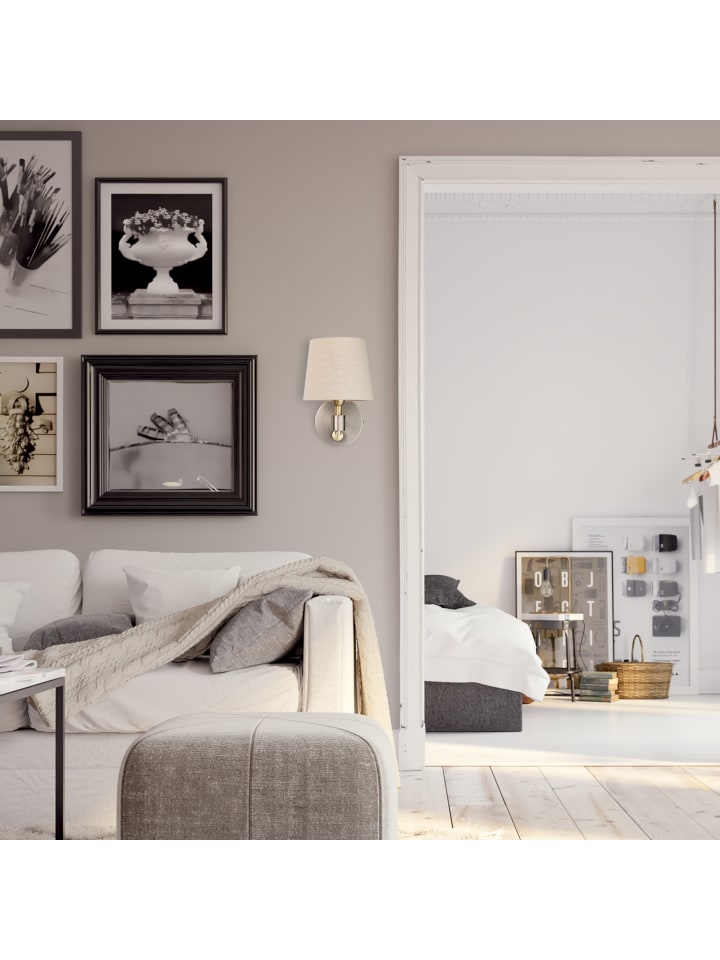 relaxdays Wandlampe in Beige günstig kaufen onesize