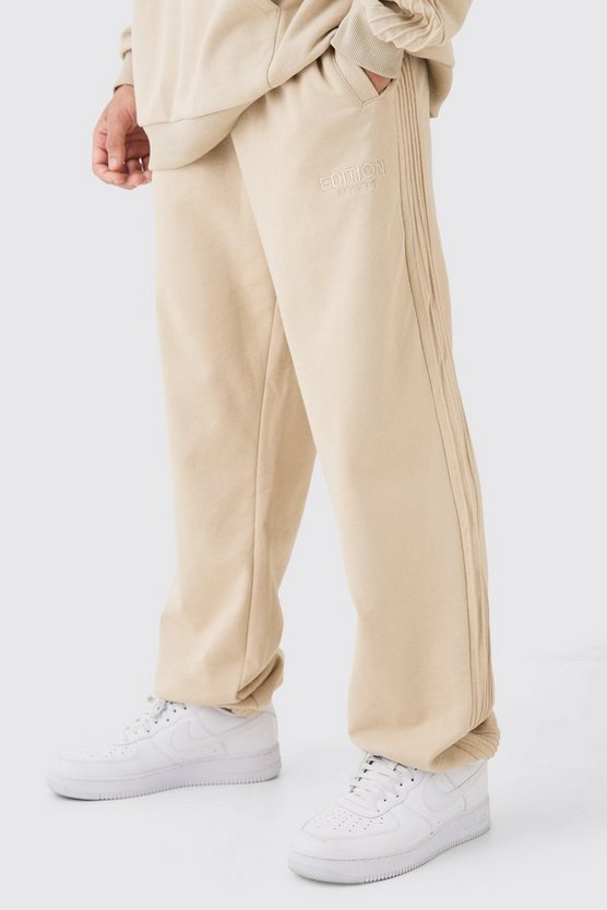 Lockere Jogginghose mit geteiltem Saum