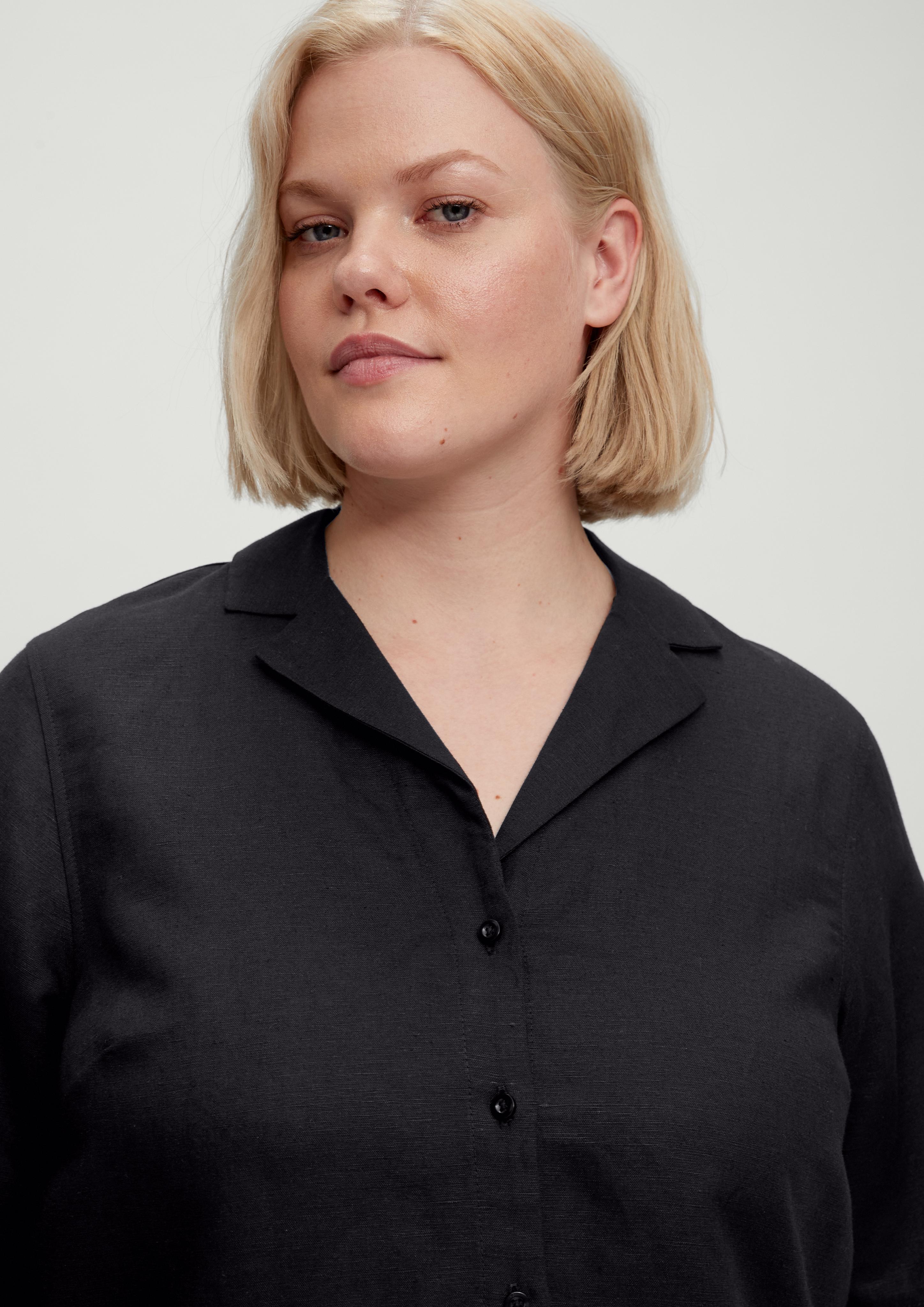 Bluse aus Leinen und Viskose  2130981-9999