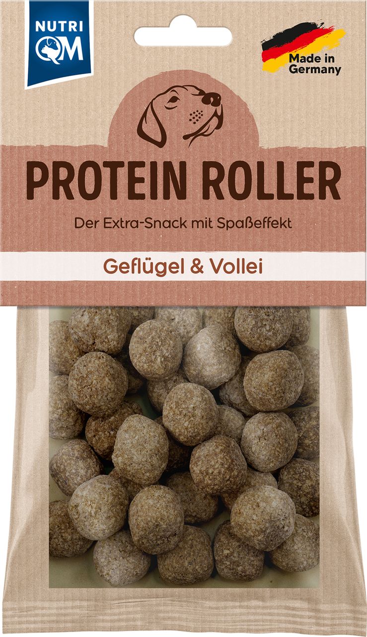 PetCom NutriQM Protein Roller Geflügel 125 gr. - 6er Set