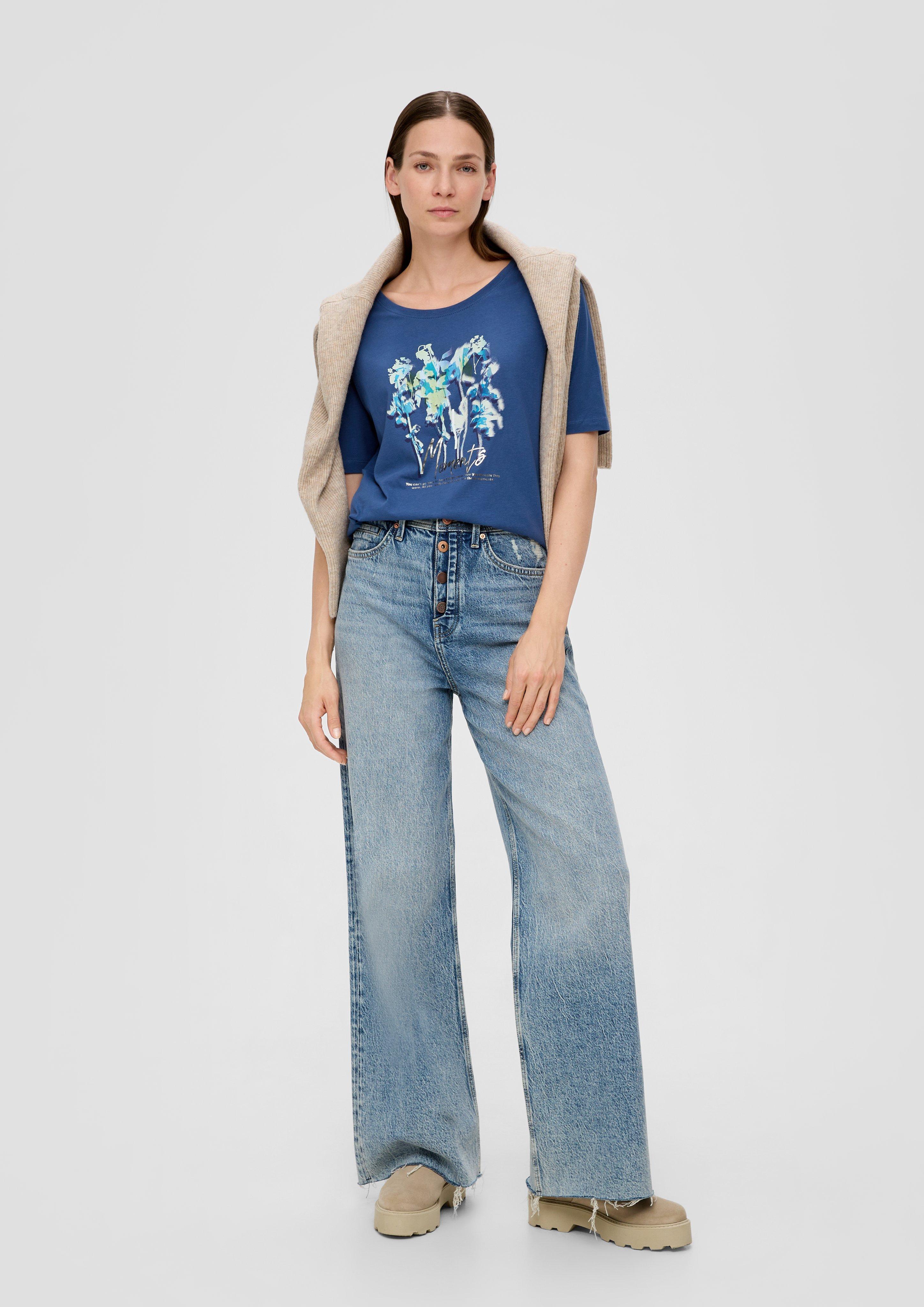 T-Shirt mit glänzendem Print  2136510-57D1