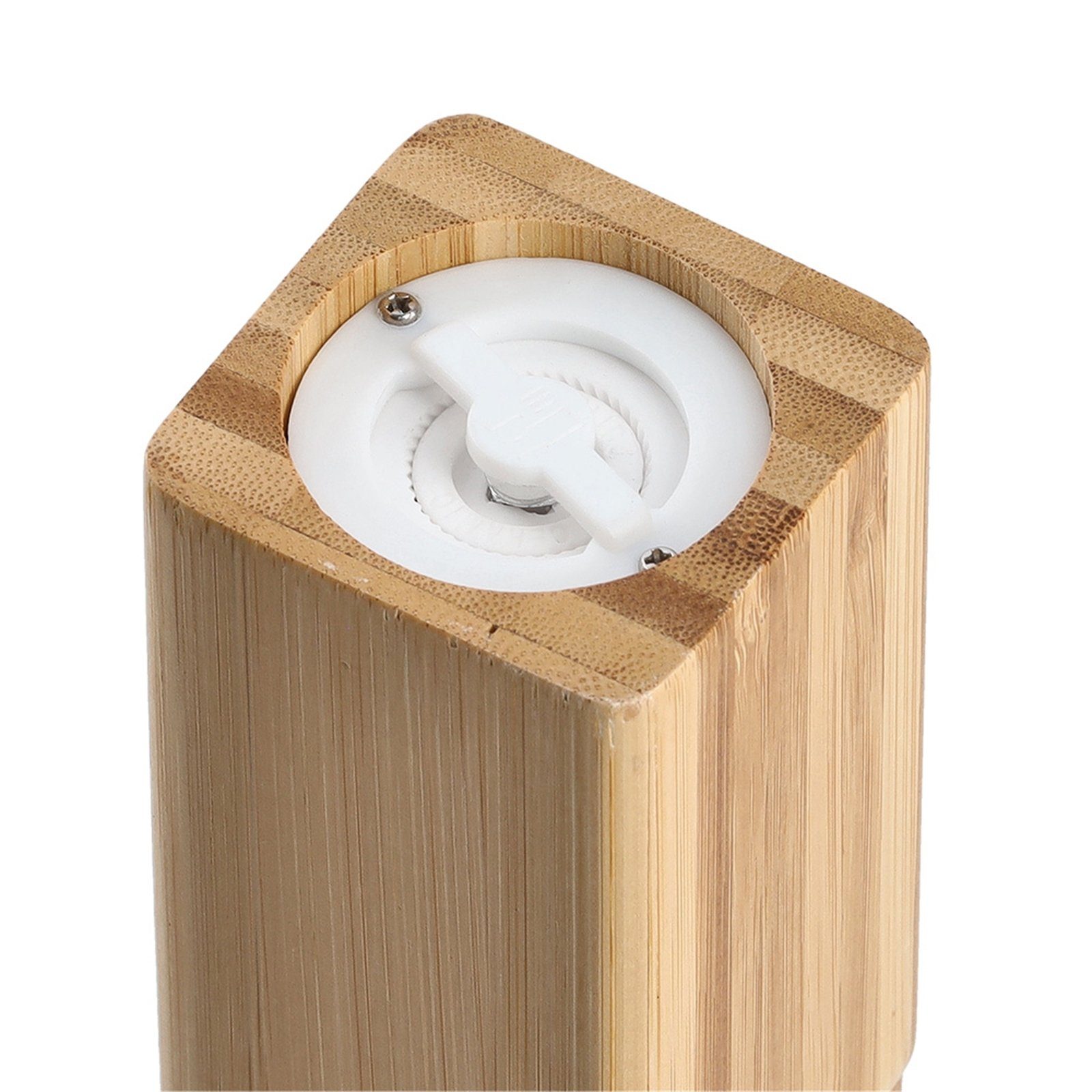 Neuetischkultur Salzmühle Salz- oder Pfeffermühle Holz eckig 14,7 cm, (1 Stück), Gewürzmühle