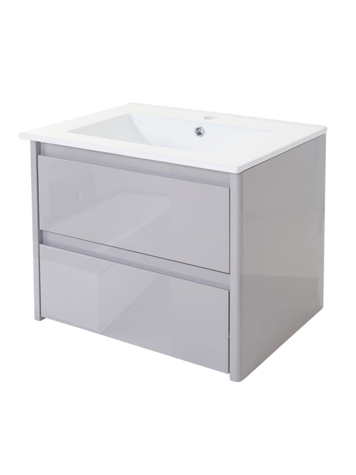 MCW Waschbecken mit Unterschrank B19, Grau günstig kaufen onesize