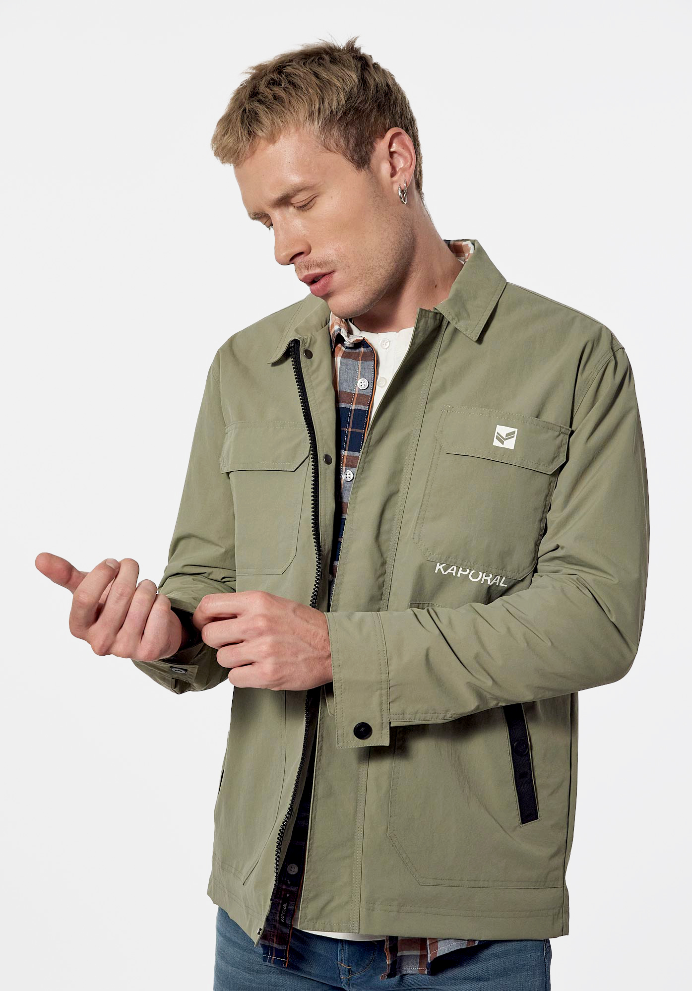 NAPPA  Veste fine kaki Homme