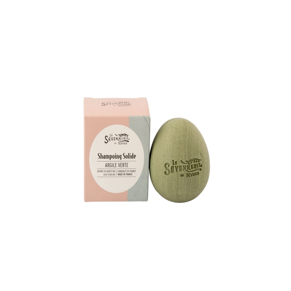 La savonnerie de nyons Shampoing solide 100g à Argile verte Shampoing solide