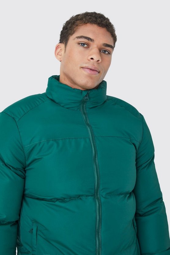 Steppjacke mit Trichterkragen