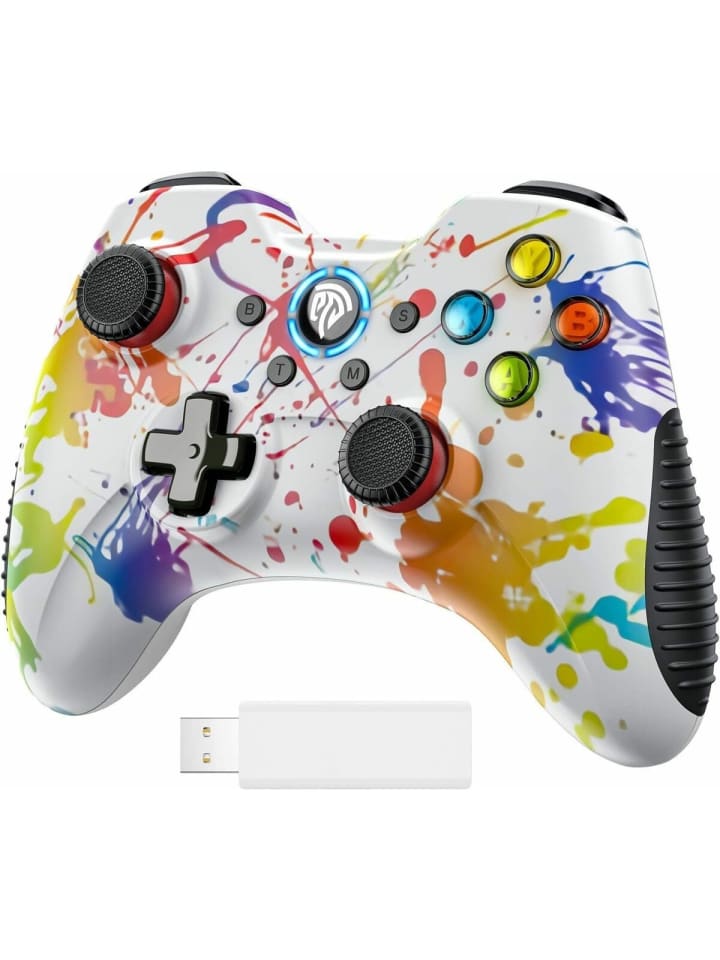 COFI 1453 Game Controller, Wireless Gamepad mit Dual Vibration in Mehrfarbig günstig kaufen 1