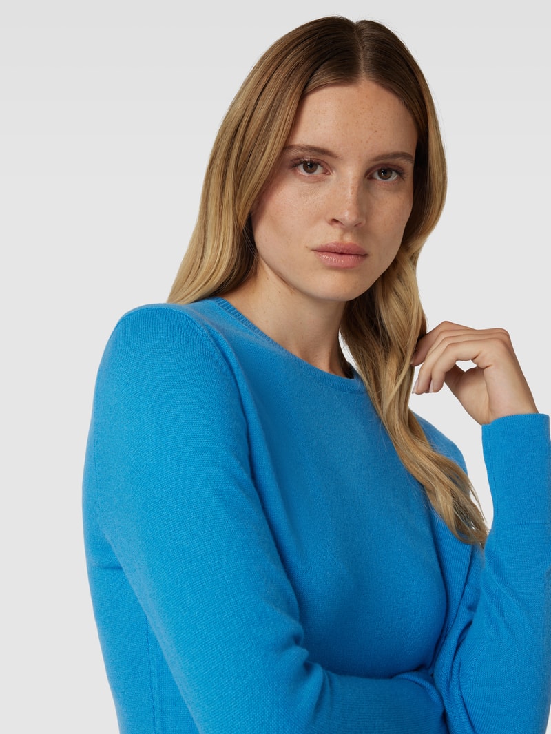 Strickpullover aus Kaschmir in blau