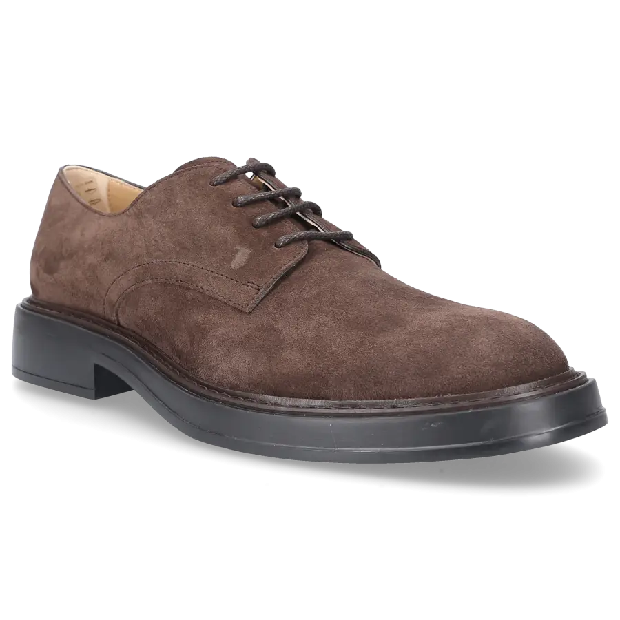 Tod's - Businessschuhe Derby M61K00 Veloursleder - braun