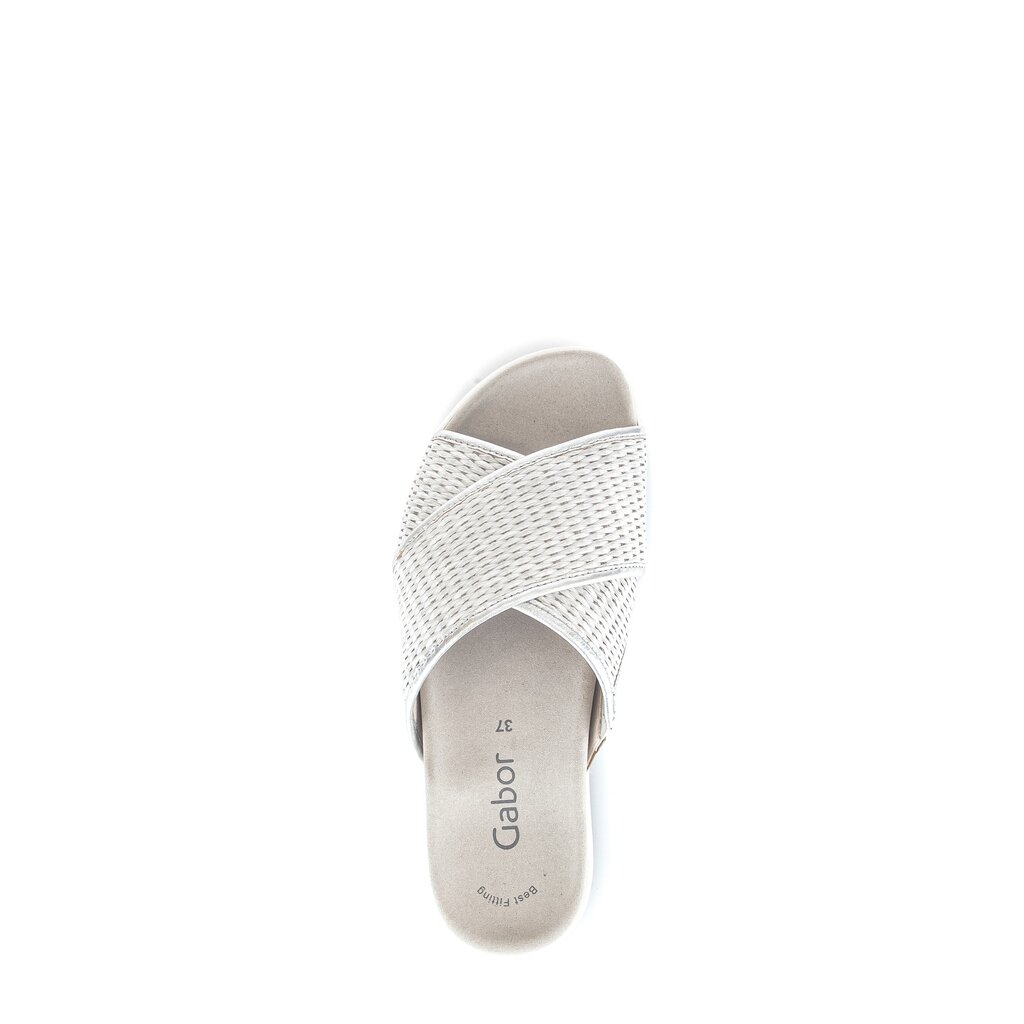 Gabor fashion Pantolette silber