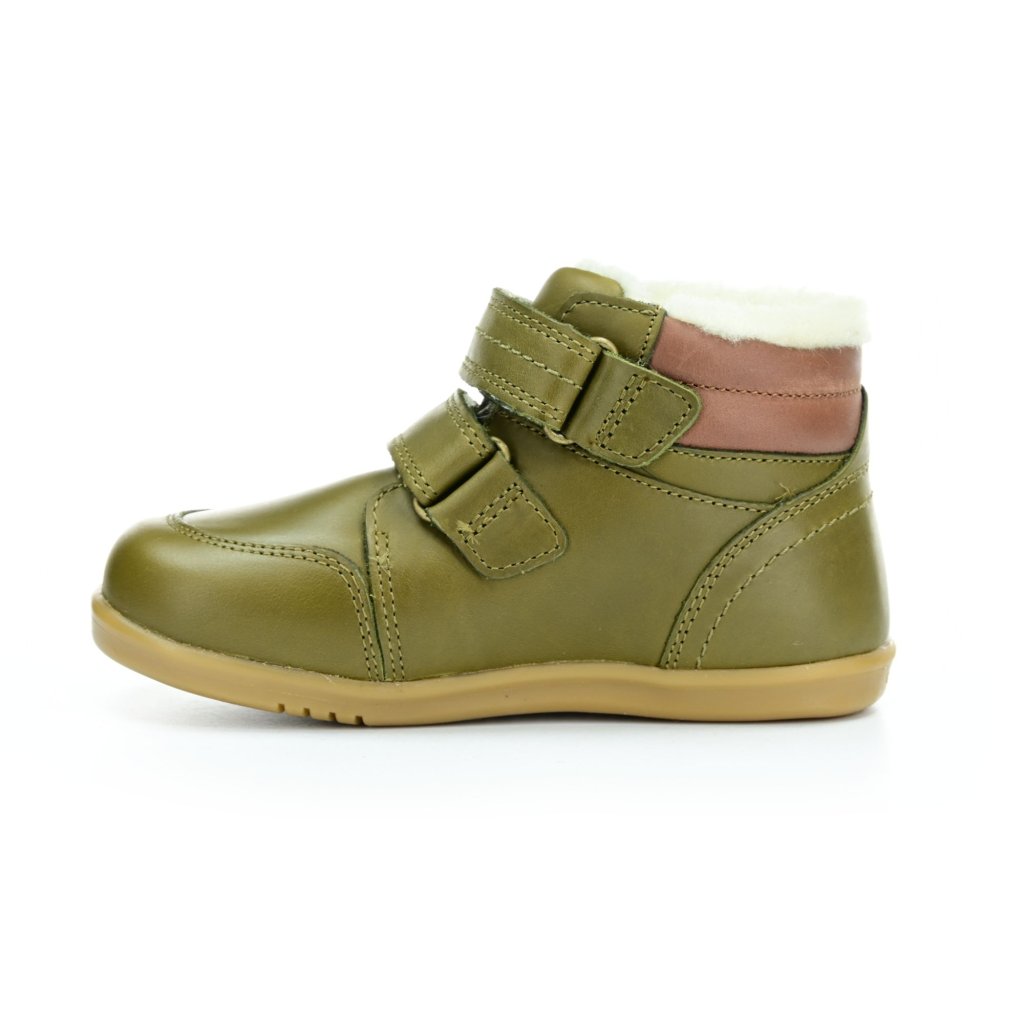 Bobux Timber Arctic Olive grüne gefütterten Stiefeletten