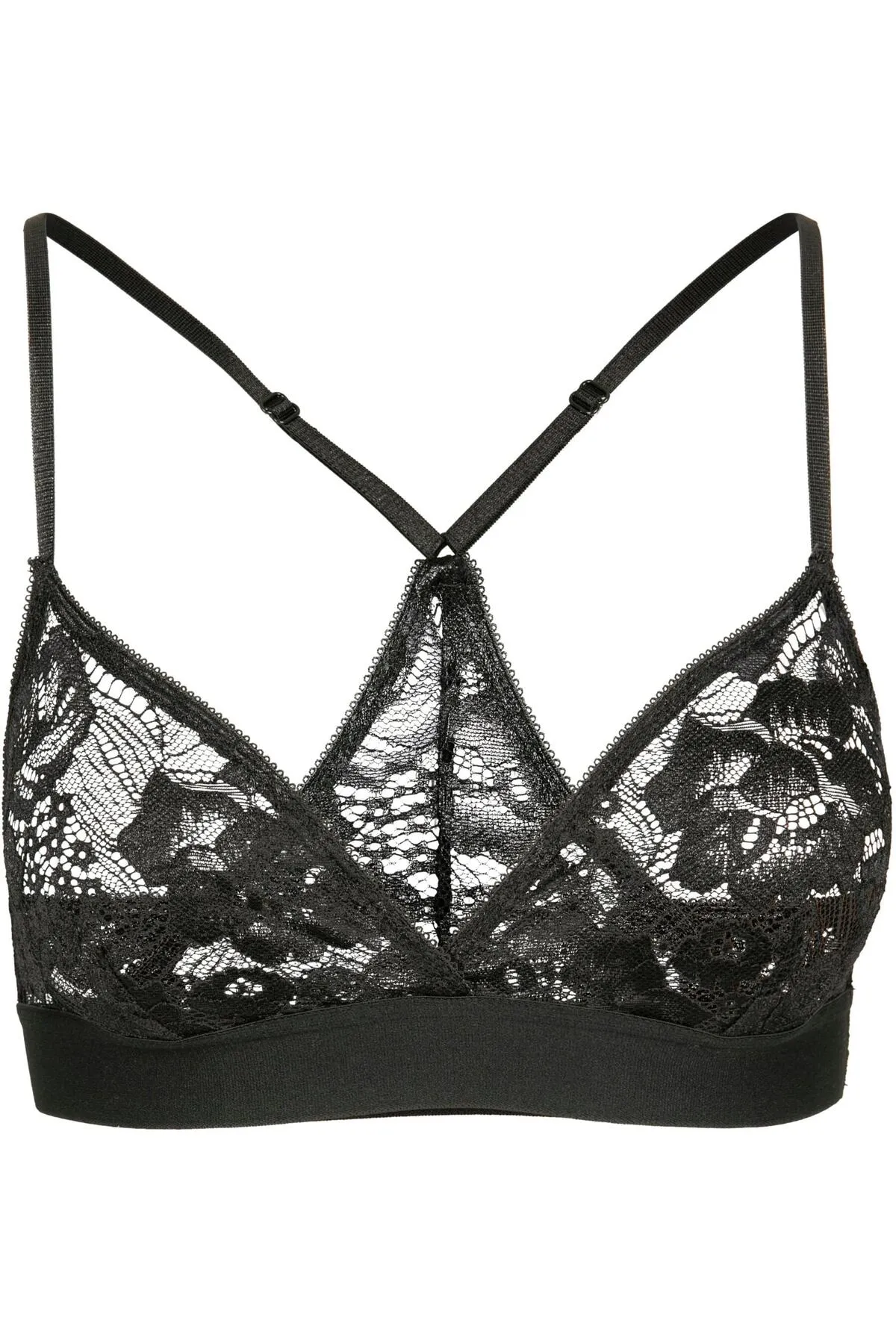 Urban Classics  Damen Ladies Triangle Laces Bra