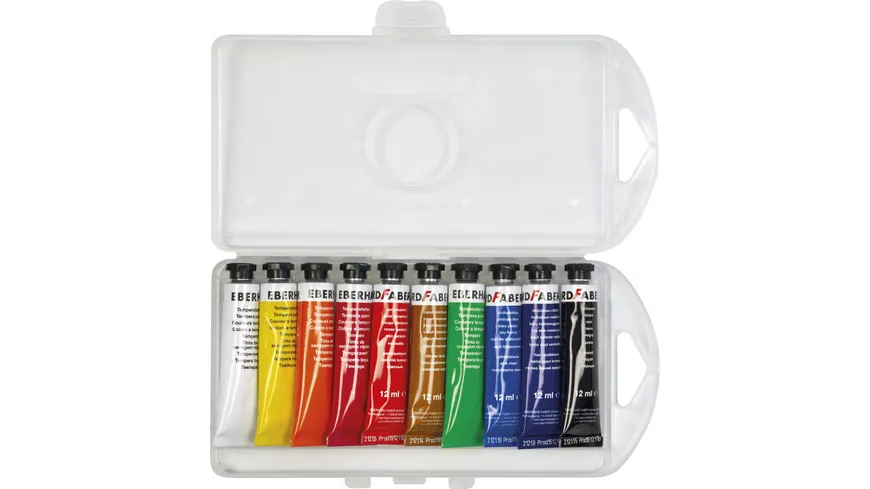 EBERHARD FABER  Color Tempera Farben 10er Set 12 ml