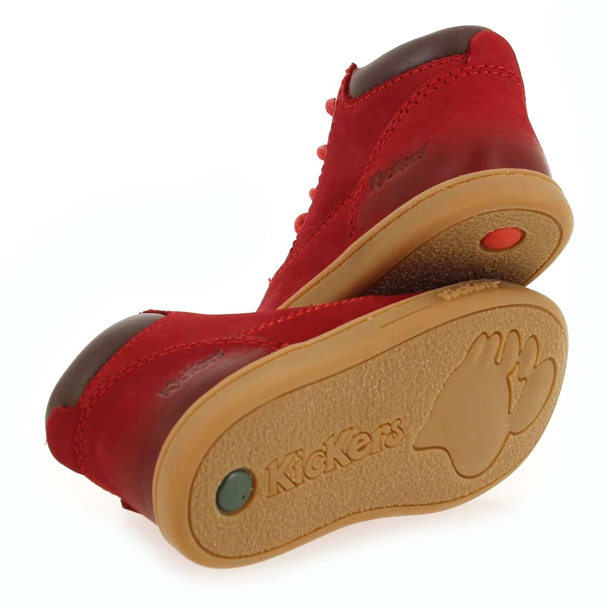 Kickers  TACKLAND  - Rouge Marron