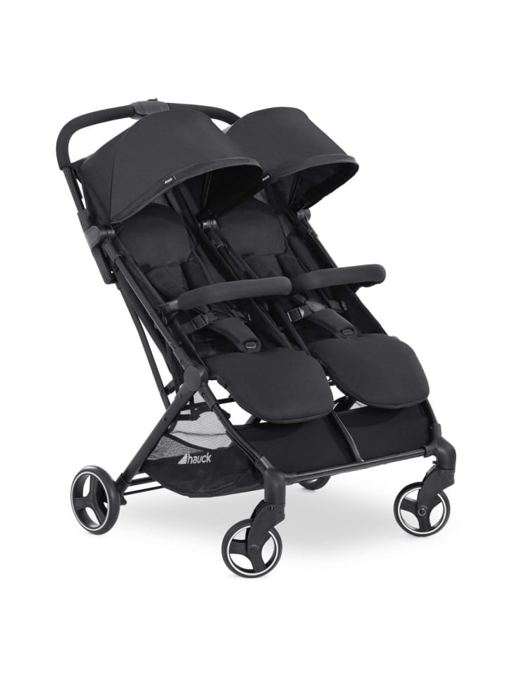 Hauck Zwillingsbuggy Swift X Duo (bis 36 kg) - Black in schwarz günstig kaufen onesize