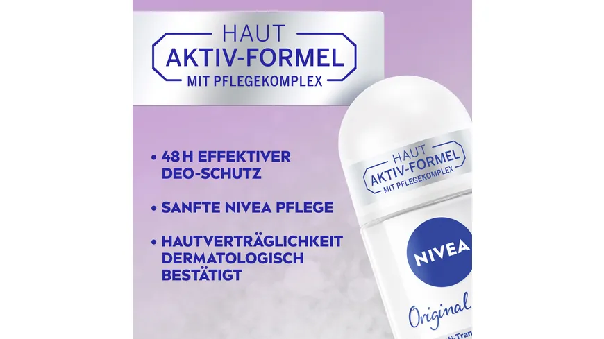 NIVEA Deo Anti Transpirant Roll-On Original Care 50 ml