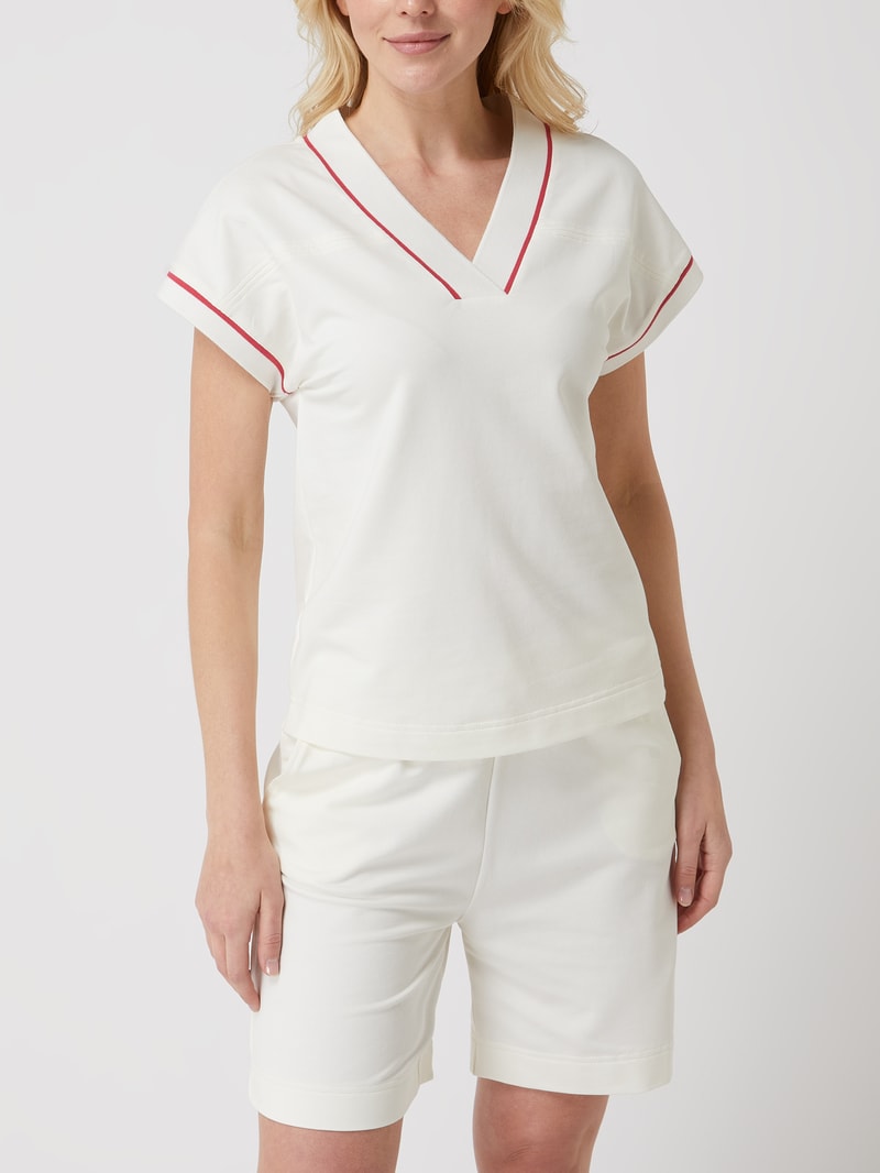 T-Shirt und Shorts im Set Modell 'Jani' in offwhite