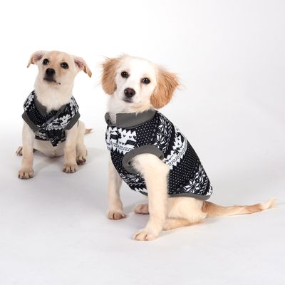 Hundepullover mit Norwegermuster