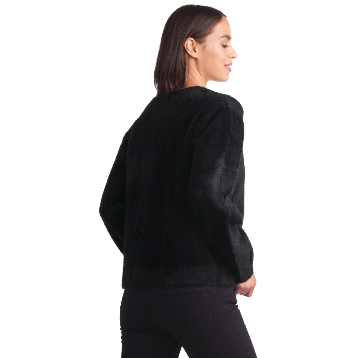 Damen Strickjacke in flauschiger Qualität
