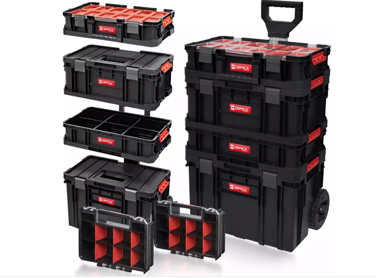 QBrick Z252597PG002 Two Tool Trolley 6-piece