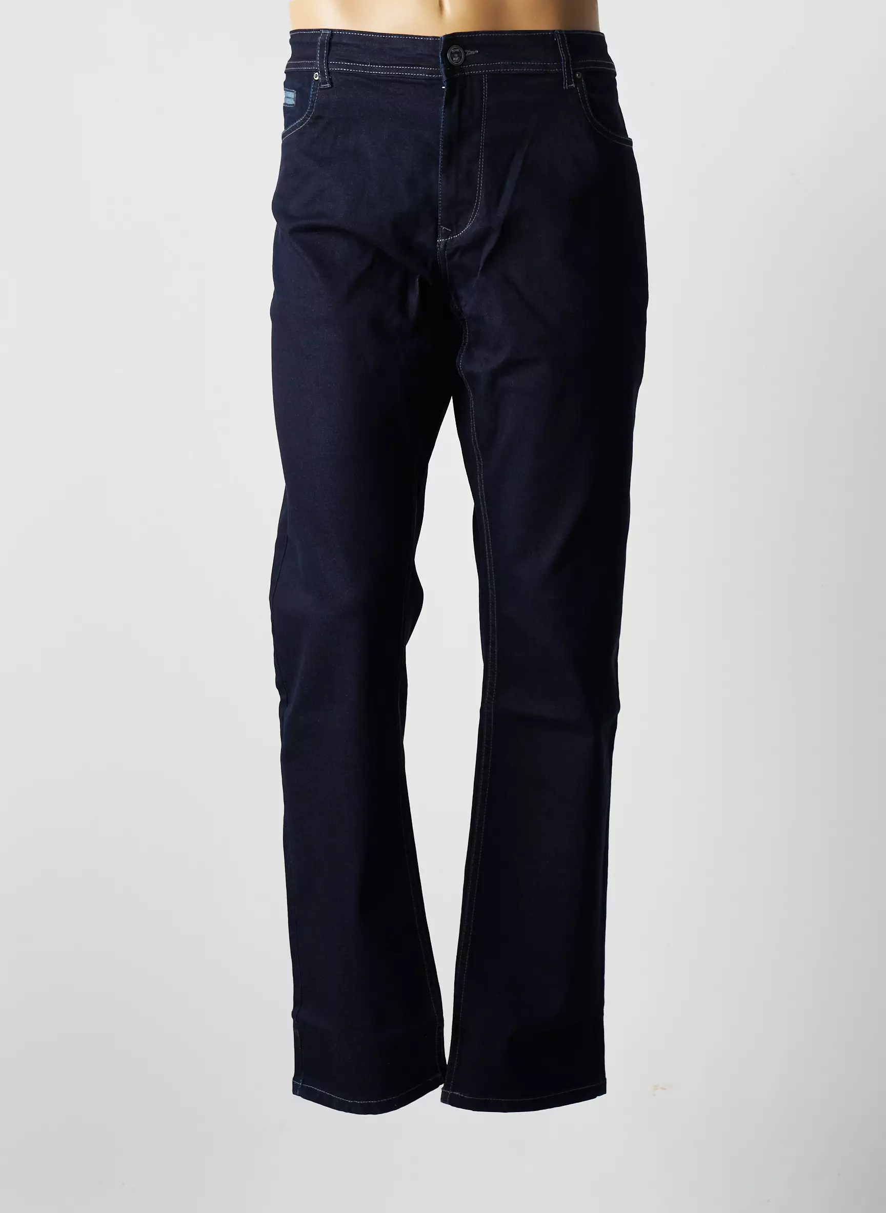 Virtue Jeans Coupe Droite Homme couleur bleu