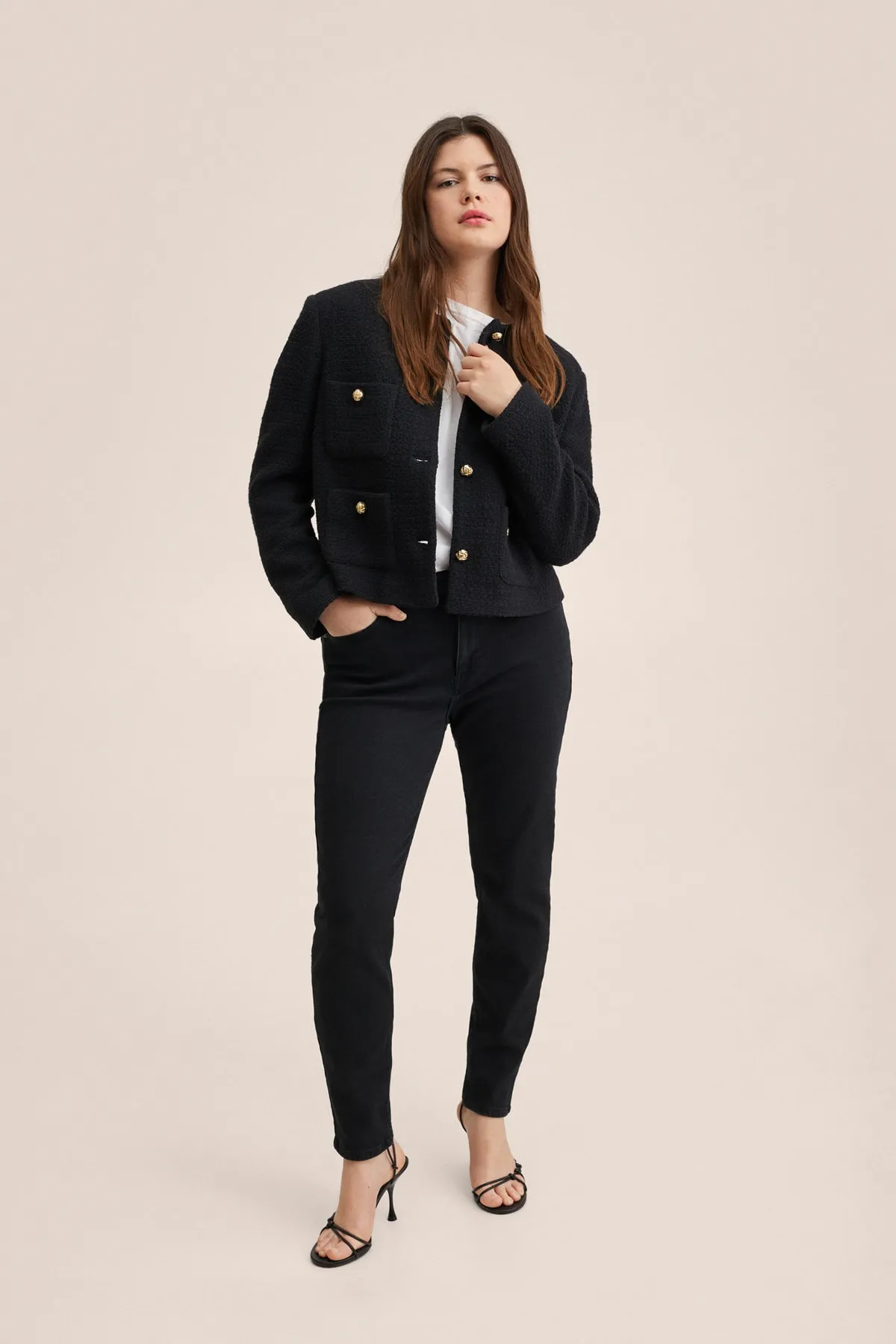 MANGO  Jeans - Schwarz - Skinny