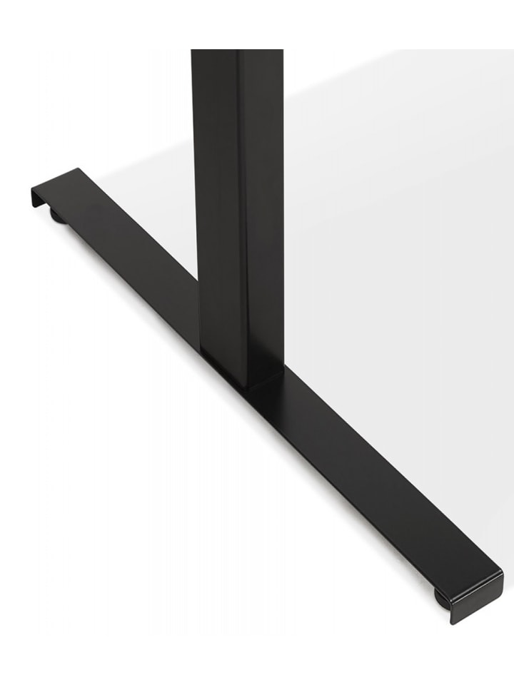 KADIMA DESIGN Elektrischer Sitz-Steh-Schreibtisch aus Holz und Metall | Modern in Schwarz günstig kaufen