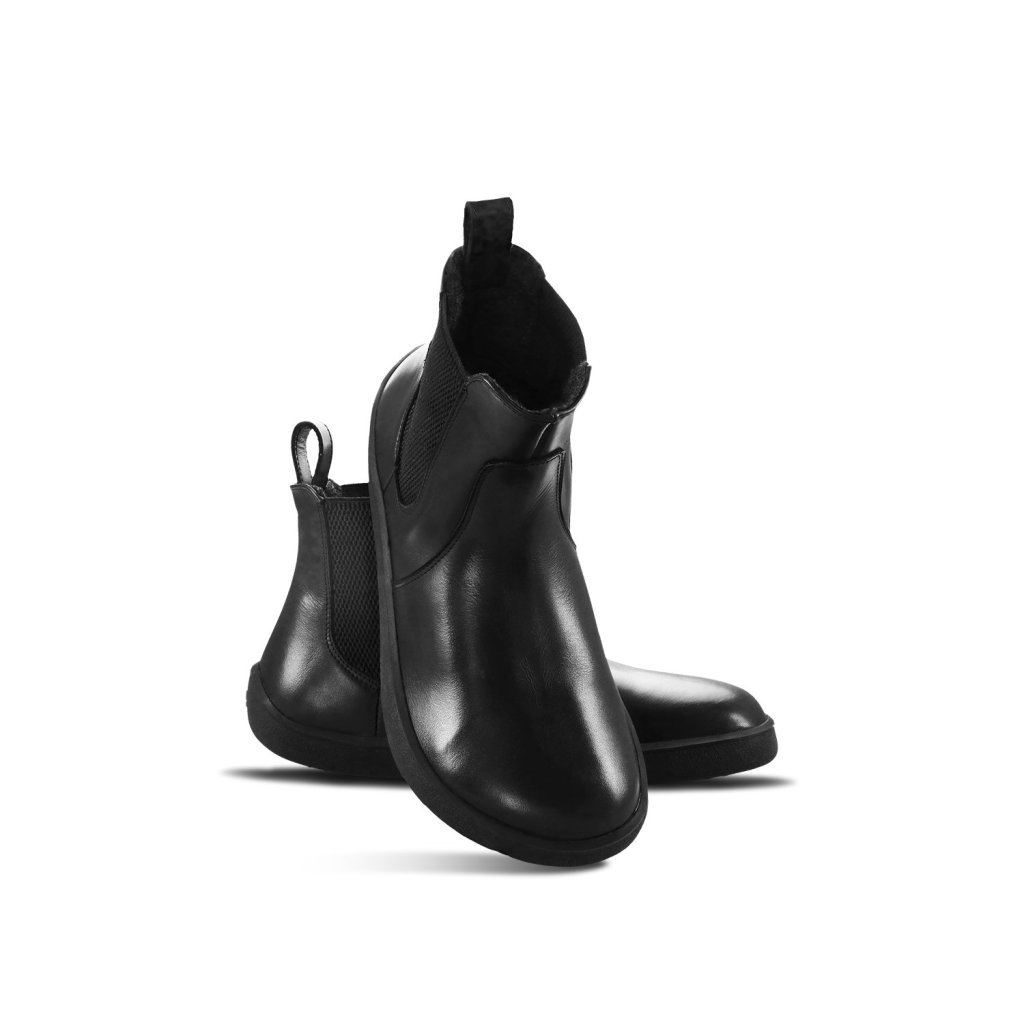 Be Lenka Entice Neo All Black  Chelsea Barfußschuhe