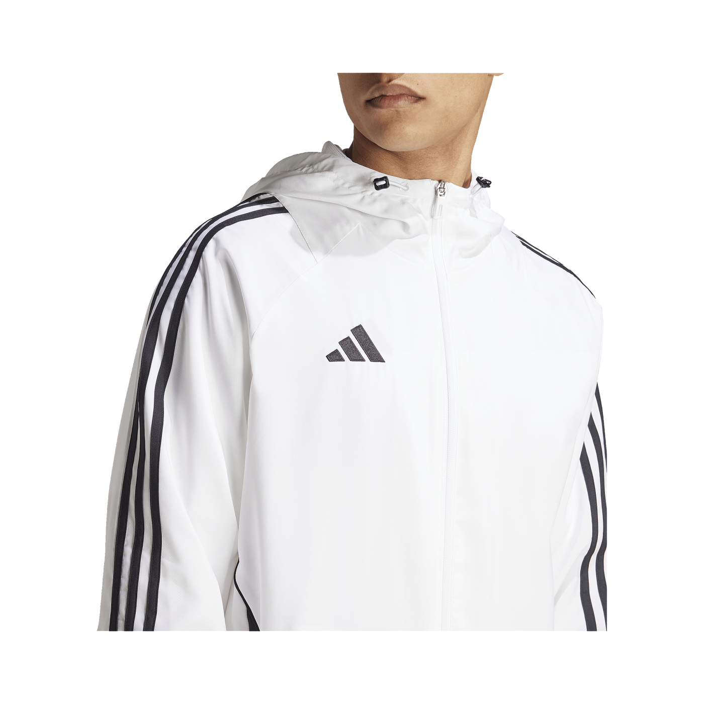 adidas Tiro 24 Windbreaker Weiss Schwarz