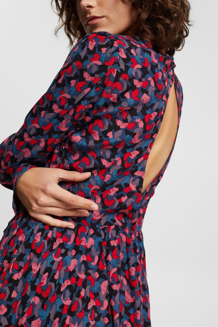 Midikleid mit Allover-Print