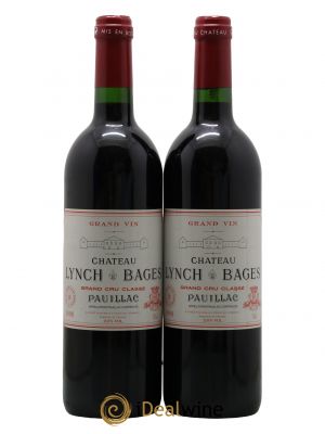 Château Lynch Bages 5ème Grand Cru Classé  1998 - Lot de 2 Bouteilles