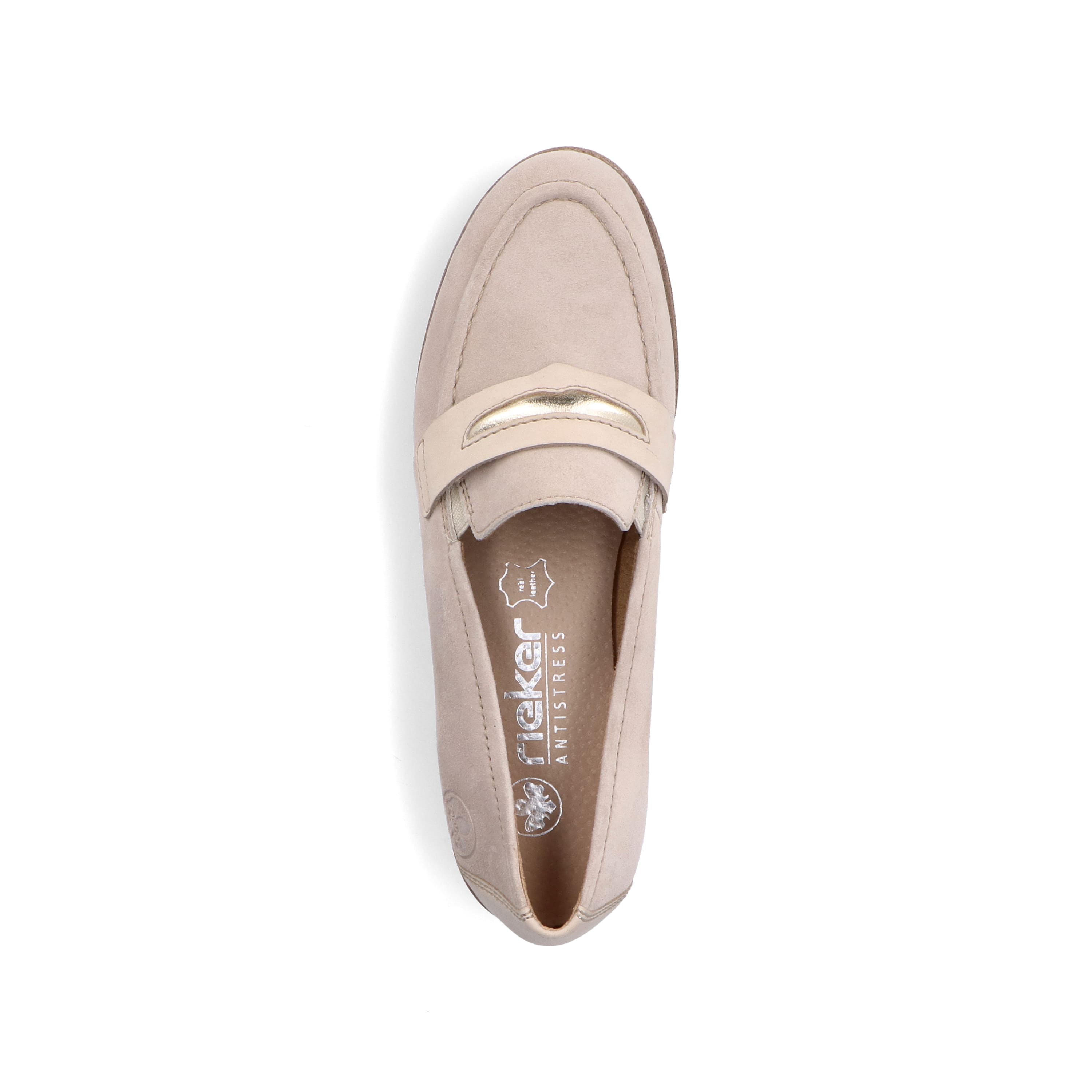 Rieker Damen Loafer hellbeige