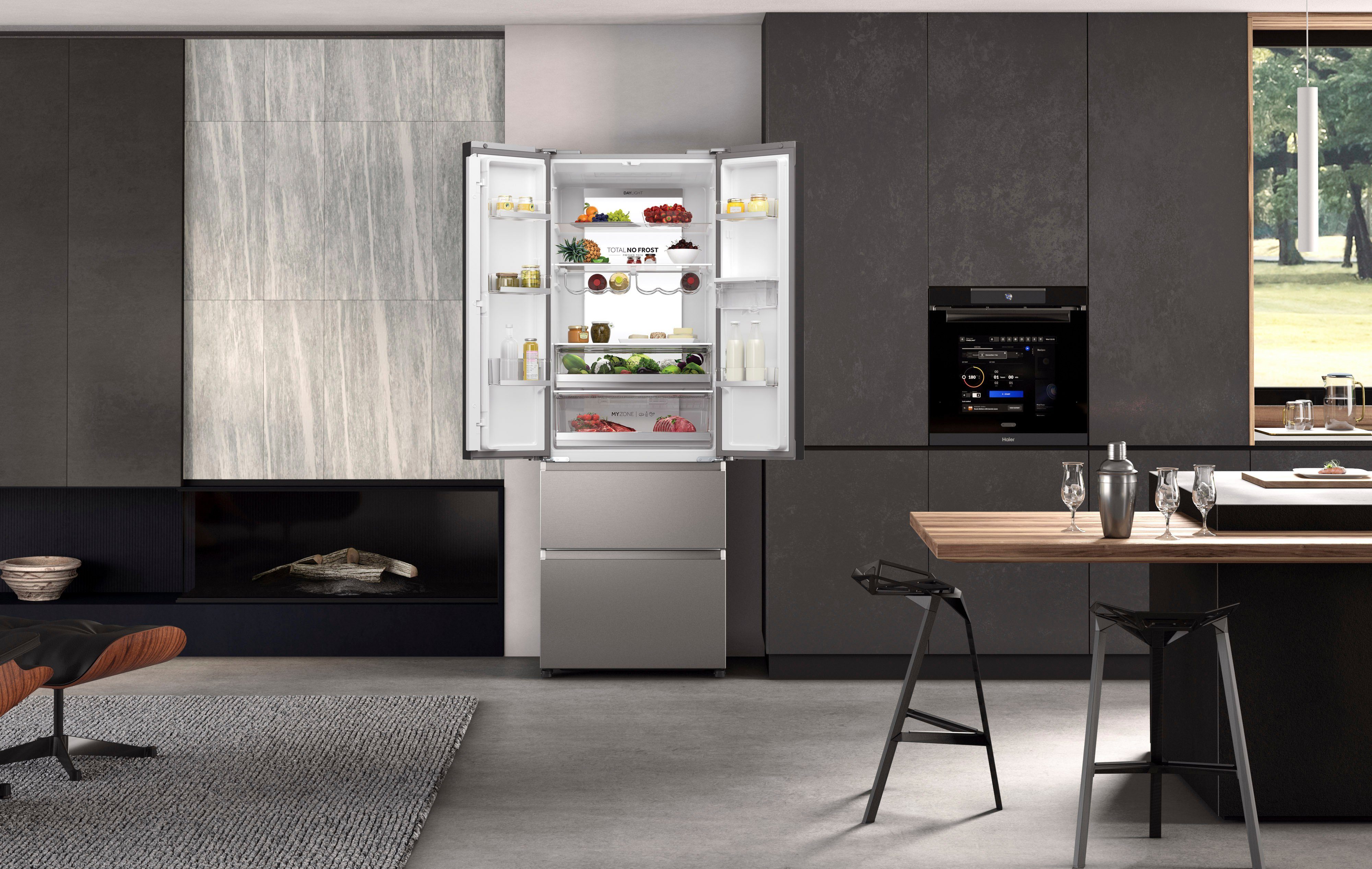 Haier French Door HFW7720EWMP, 200,6 cm hoch, 70 cm breit