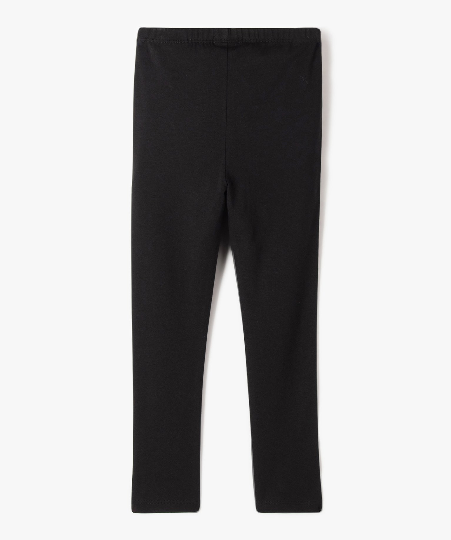 Leggings avec inscription pailletée fille noir | GEMO