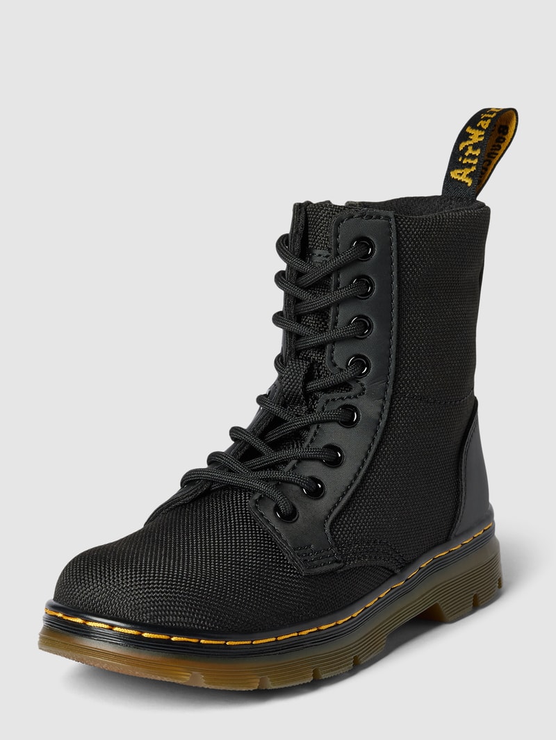 Boots mit Label-Details Modell 'Combs' in hellgrau