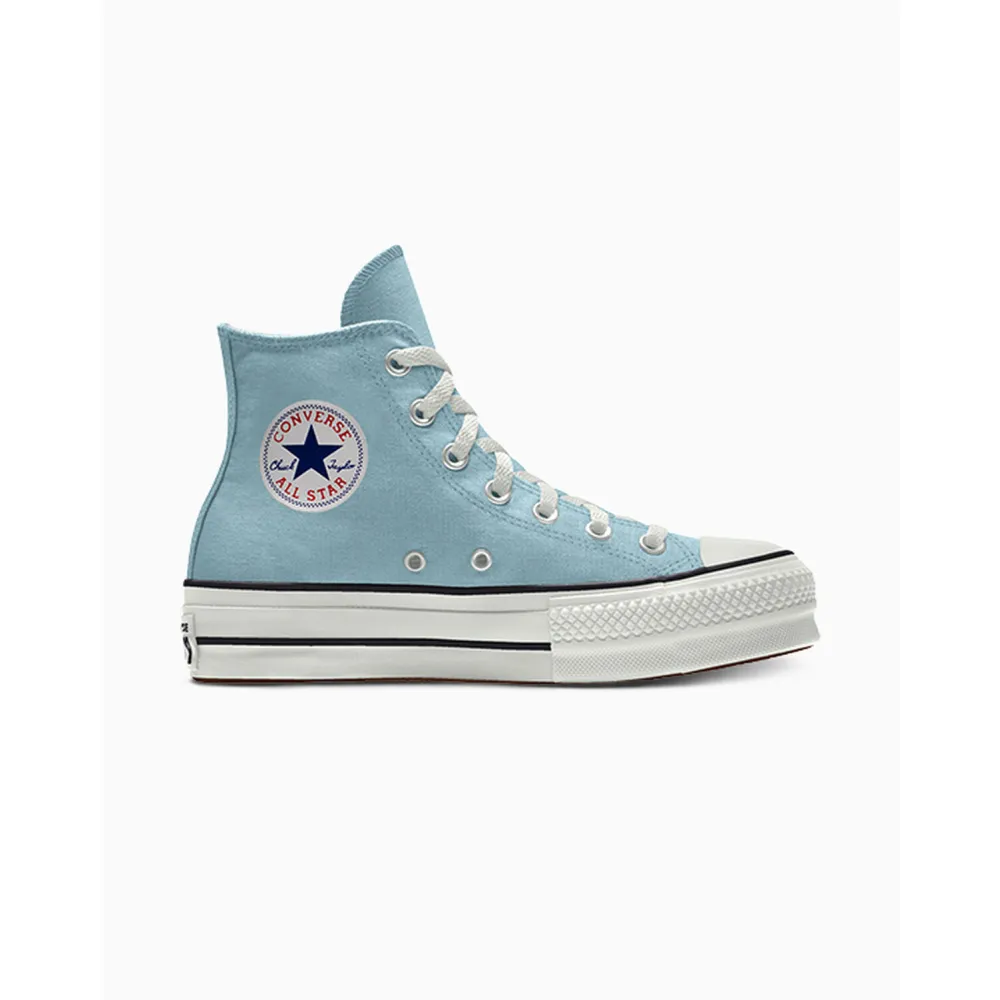 Converse Custom Chuck Taylor All Star Lift Platform Canvas By You 171209CSP24_TRUESKY_SC / blau