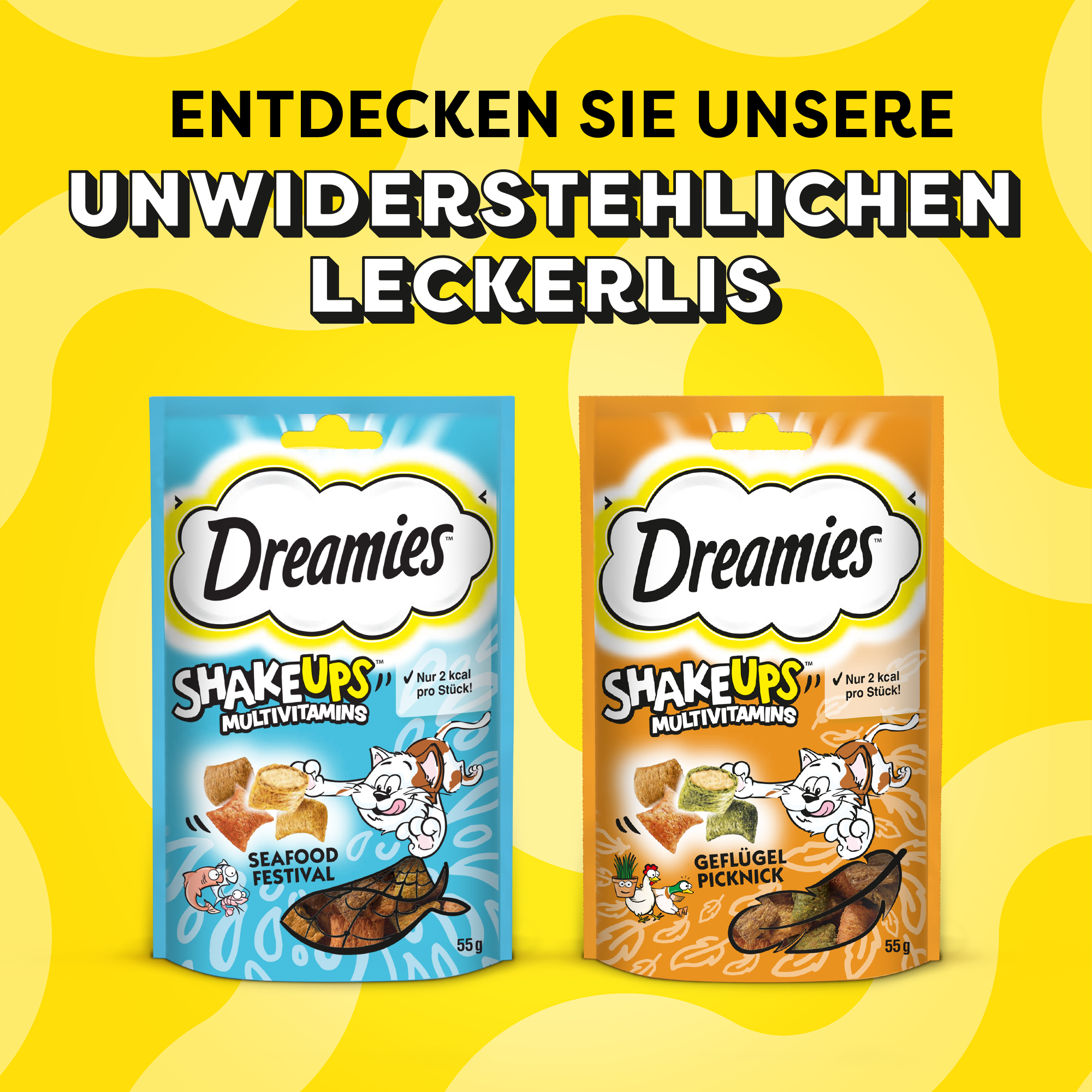 Dreamies Snacks Dreamies ShakeUps 6x55g Seafood Festival