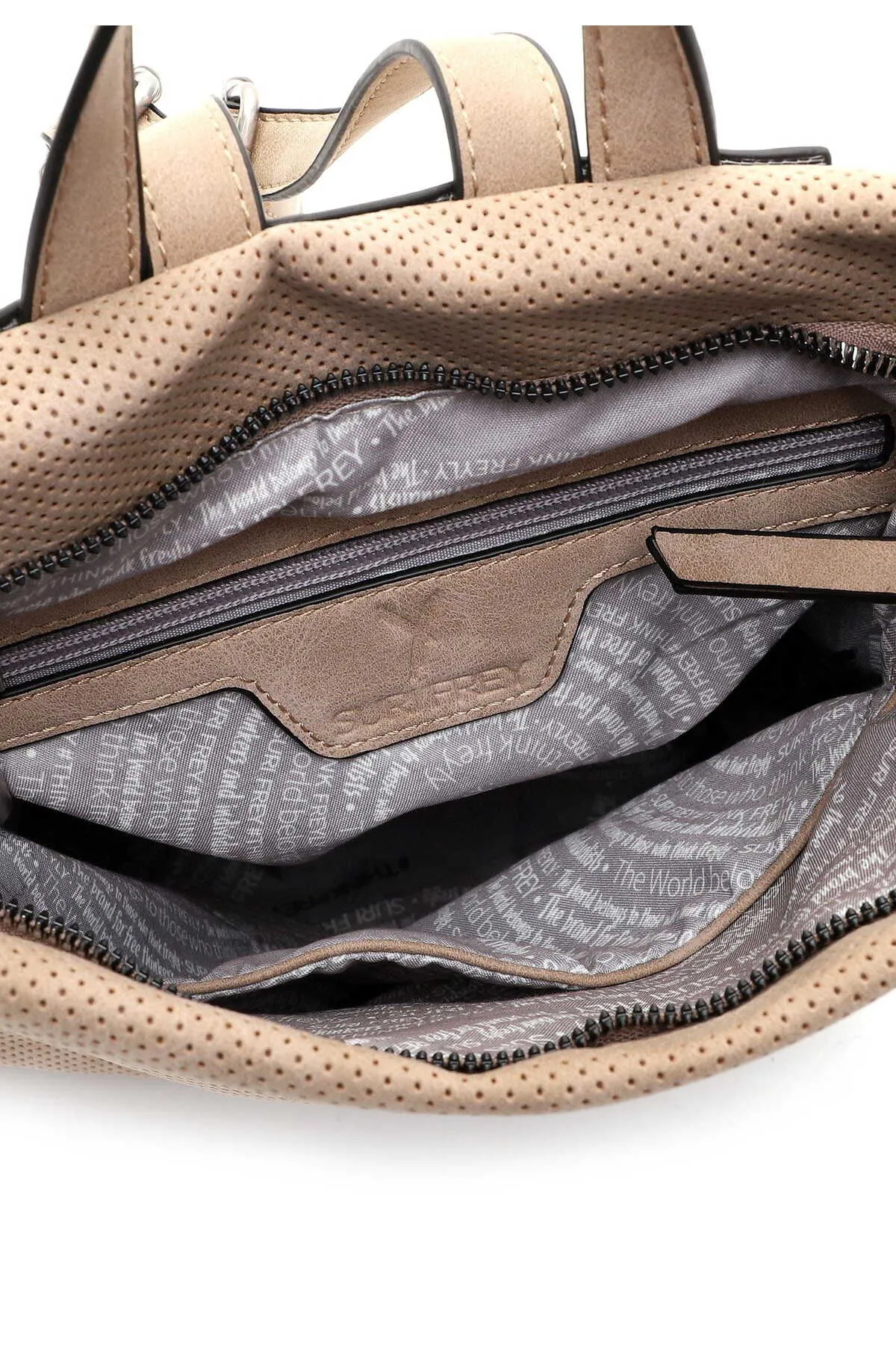 SURI FREY  Rucksack - Beige - Unifarben