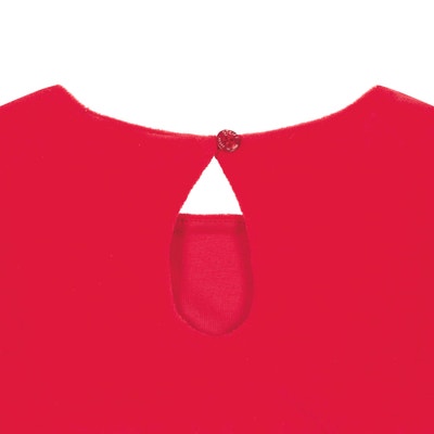 Kleid, rot für Mädchen