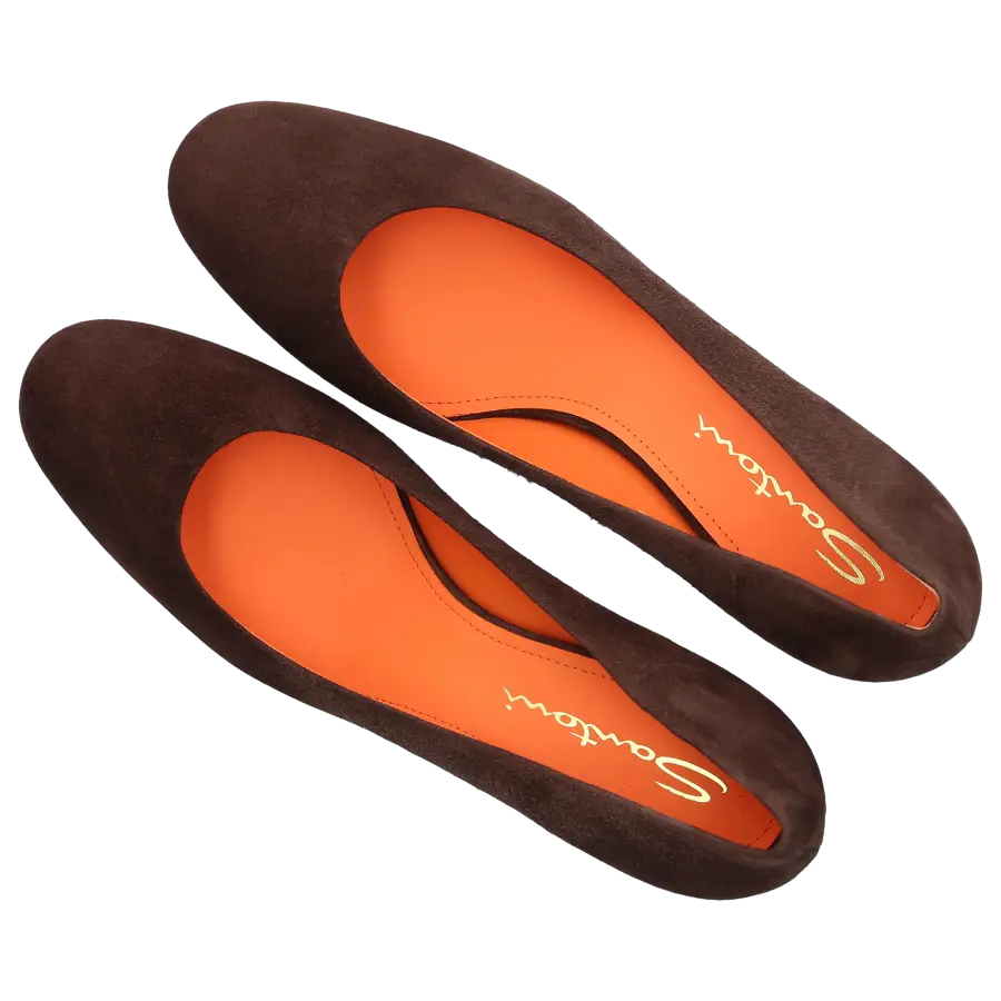 Santoni - Pumps 59621 Veloursleder - braun