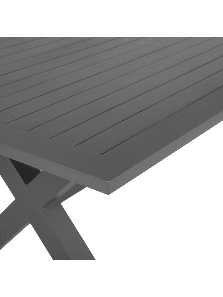 Beliani Gartentisch CASCAIS in Grau - (W) 105 x (H) 74 x (L) 200 cm günstig kaufen onesize
