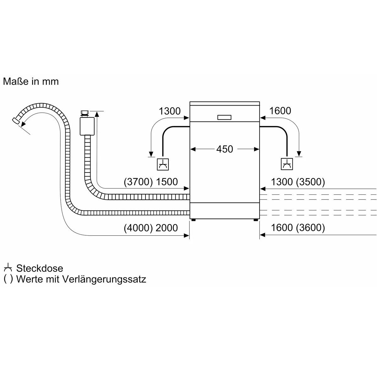 BOSCH Standgeschirrspüler Serie 2, SPS2XMI01E, 10 Maßgedecke, Besteckschublade, Fernstart, Maschine Care, Speed Perfect+